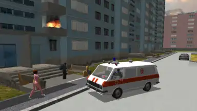 Ambulance Simulator 3D скриншот 3