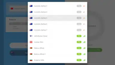 VPN servers in Russia скриншот 1