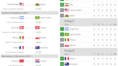 Live Scores for World Cup 2022 скриншот 3