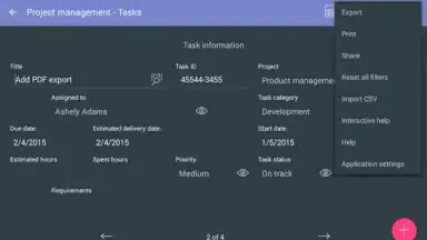 MobiDB Project Management скриншот 20