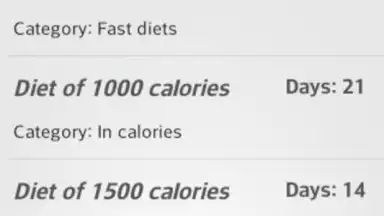 Diets for losing weight скриншот 1