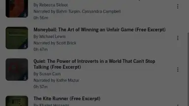 Audible скриншот 7