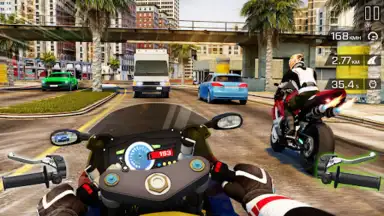 Highway Bike Riding Simulator скриншот 4