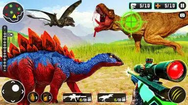 Wild Dinosaur Hunting Attack скриншот 9