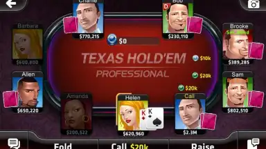 Texas Holdem Poker OL скриншот 2