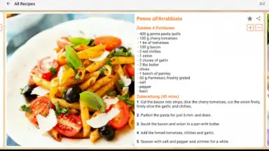 Pasta Rezepte скриншот 1