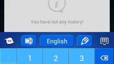 Blue Keyboard скриншот 1