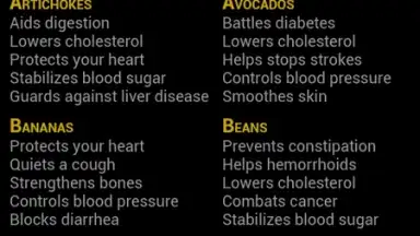 Healthy Food Chart скриншот 2