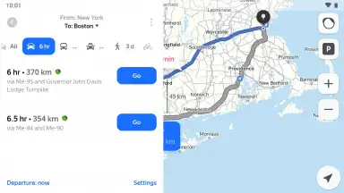 Yandex Maps скриншот 2