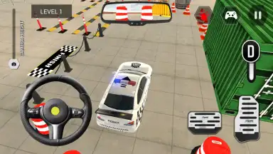 Police Car Parking Simulator скриншот 3