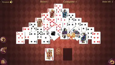 Pyramid Solitaire скриншот 2