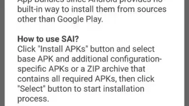 Split APKs Installer (SAI) скриншот 4