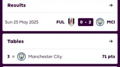 Premier League - Official App скриншот 9