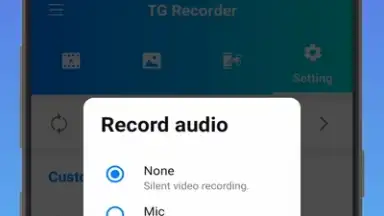 TG Recorder - Screen Recording скриншот 5