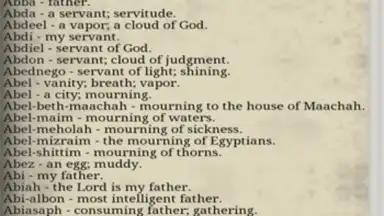 Bible Names with Meanings скриншот 7