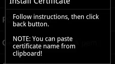 Android Certificate Installer скриншот 2