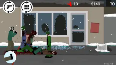 Flat Zombies: Cleanup and Defense скриншот 14