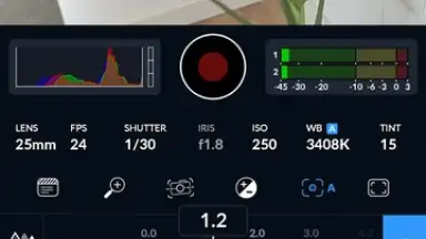 Blackmagic Camera скриншот 6