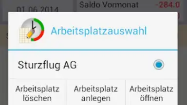 Arbeitszeiterfassung скриншот 3