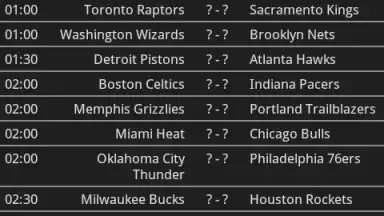 Basketball Livescore Widget скриншот 17