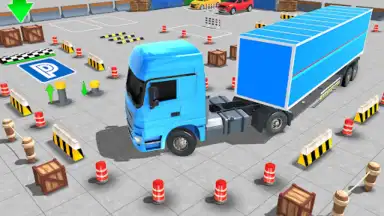 Real Euro Truck Parking Games скриншот 5
