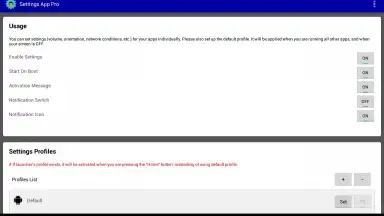 Settings App скриншот 8
