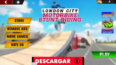 London City Motorbike Stunt Riding Simulator скриншот 13