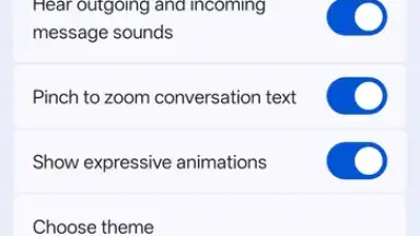 Google Messages скриншот 16