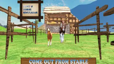 Pony Horse Simulator Kids 3D скриншот 4