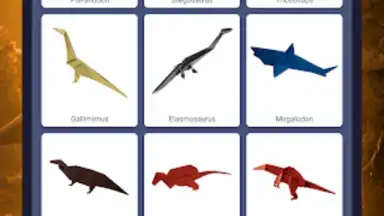 Origami dinosaurs paper shapes скриншот 2