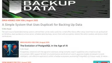 Open Source For You скриншот 9