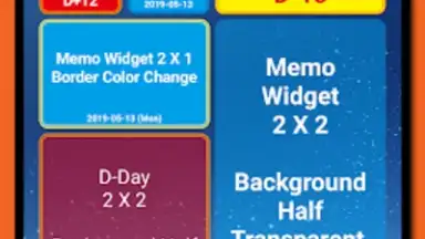 D-Day Counter & Memo Widget скриншот 8