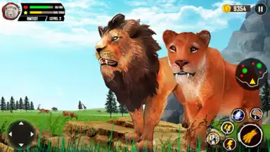 Lion Simulator Animal Games 3d скриншот 3