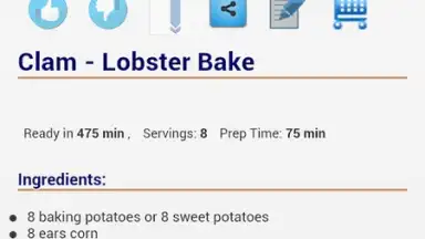 Recipes by Ingredients скриншот 3