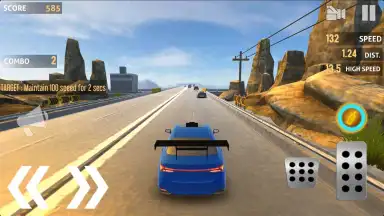 Car Games highway traffic скриншот 8