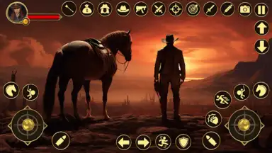 West Cowboy Games Horse Riding скриншот 11