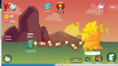 Tap Tap Dino скриншот 1