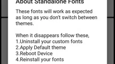 GxFonts - Custom fonts for Samsung Galaxy скриншот 1