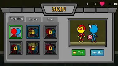 Red and Blue Stickman скриншот 3