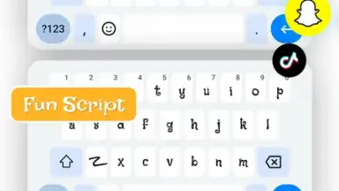 Keyboard for WhatsApp : Stylish Fonts Keyboard скриншот 3