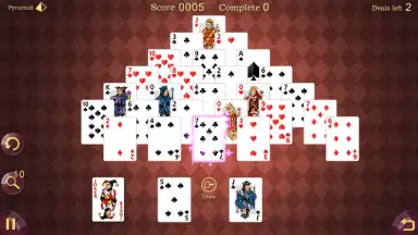 Pyramid Solitaire скриншот 1
