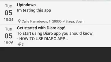 Diaro скриншот 4