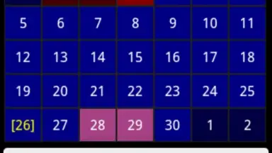 Flower calendar (free) скриншот 3