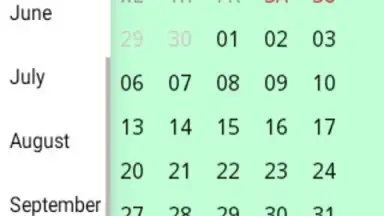 Easy Calendar скриншот 3