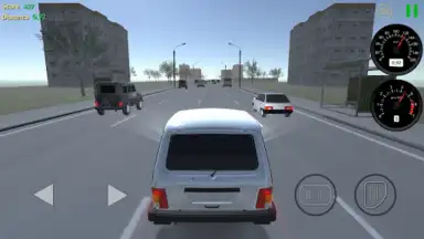 Русские тачки: шашки по городу скриншот 7