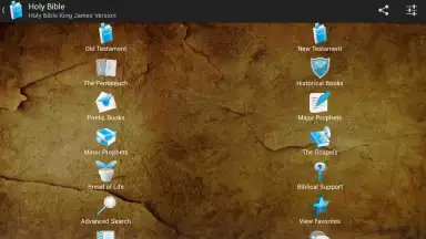 Holy Bible King James Version скриншот 15