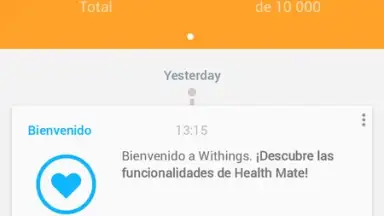 Withings Health Mate скриншот 2