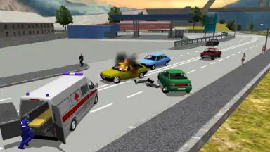 Ambulance Simulator 3D скриншот 2