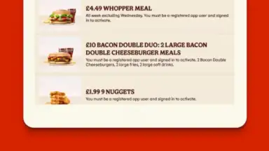 Burger King App: Food & Drink скриншот 3