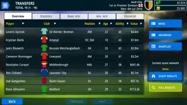 Championship Manager 17 скриншот 5